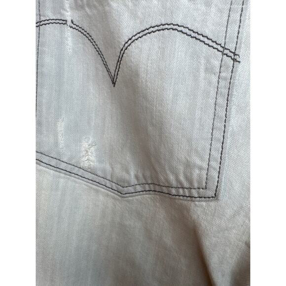 Vintage 1990s Levi’s SilverTab Jeans 38x32 Super Light Wash Relaxed Fit - Picture 7 of 11